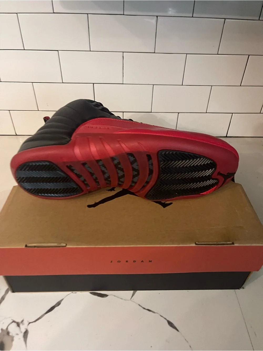 Mens Retro 12 Flu Game Size 13.